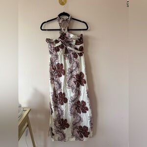 Tennis Floral Print Women's Dress 100% cotton